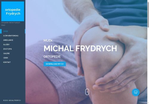 Zobrazit webové stránky Ortopedie - MUDr. Michal Frydrych