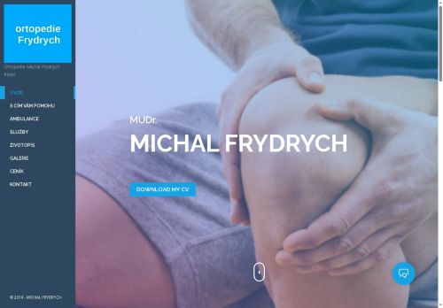 Zobrazit webové stránky Ortopedie - MUDr. Michal Frydrych