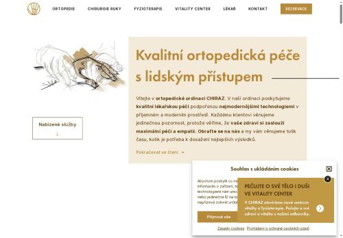 Zobrazit webové stránky Ambulance ortopedie a chirurgie ruky CHIRAZ s.r.o. - MUDr. Jindřich Šebor