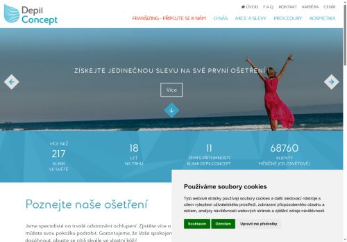 Webové stránky Nopresto s.r.o., Jihlava