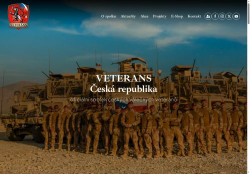 Zobrazit webové stránky VETERANS - Váleční veteráni České republiky, z.s.