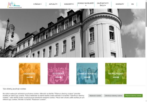 Pražská konzervatoř, Praha 1, Na Rejdišti 1 nabízí práci na pozici Školní psycholog v obci Praha