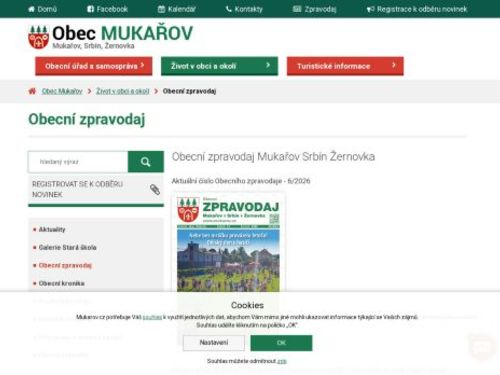 Obecní zpravodaj Mukařov, Srbín, Žernovka