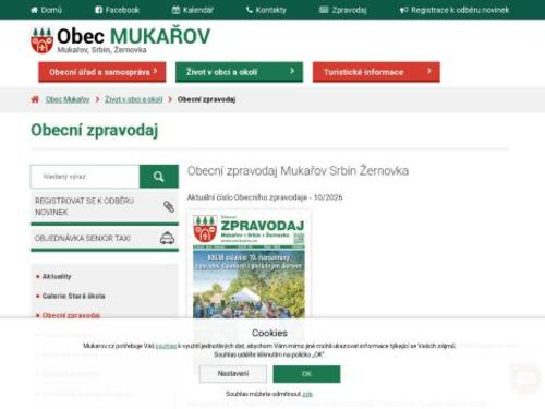 Obecní zpravodaj Mukařov, Srbín, Žernovka