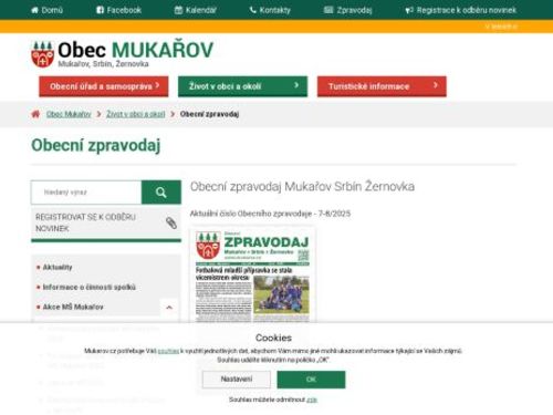 Obecní zpravodaj Mukařov, Srbín, Žernovka