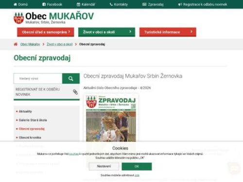 Obecní zpravodaj Mukařov, Srbín, Žernovka