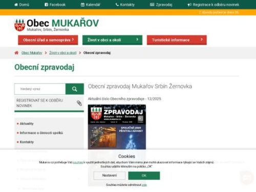 Obecní zpravodaj Mukařov, Srbín, Žernovka