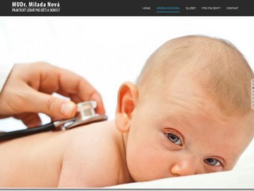 Praktický lékař pro děti a dorost - MUDr. Milada Nová