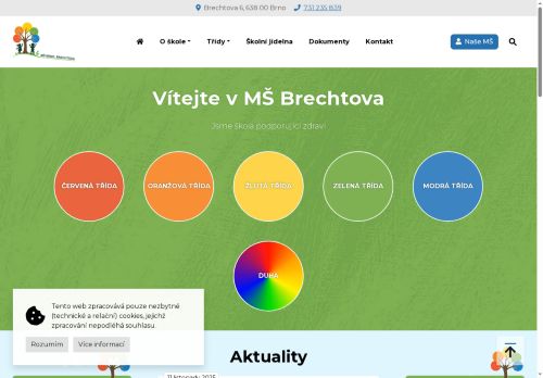 Mateřská škola Brno, Brechtova 6, příspěvková organizace nabízí práci na pozici Kuchaři (kromě šéfkuchařů), pomocní kuchaři v obci Brno