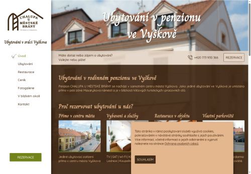 Zobrazit webové stránky Chalupa U Městské brány