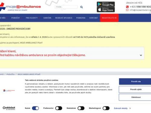 Praktický lékař pro dospělé MOJE AMBULANCE