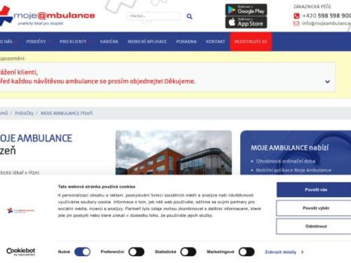Praktický lékař pro dospělé MOJE AMBULANCE