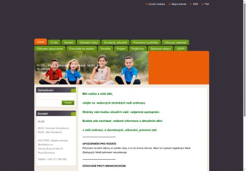 Zobrazit webové stránky Praktický lékař pro děti a dorost NOVYPED - MUDr. Veronika Vyhnánková, MUDr. Jitka Nováková