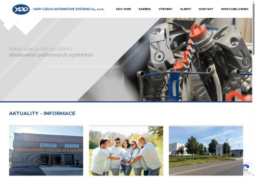 YAPP CZECH AUTOMOTIVE SYSTEMS Co., s.r.o. nabízí práci na pozici Technik kvality v obci Plazy