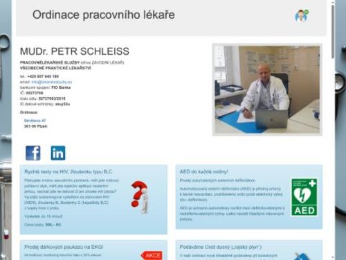 Ordinace pracovního lékaře - MUDr. Petr Schleiss