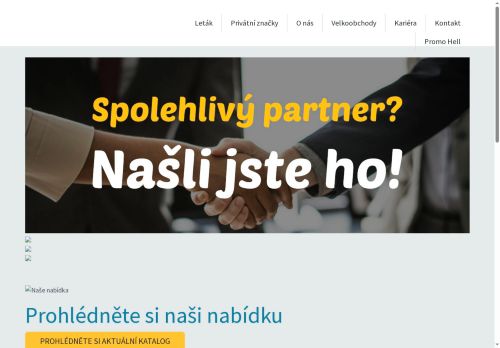Webové stránky MAX BRANDS CZ s.r.o., Praha