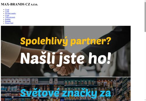 MAX BRANDS CZ s.r.o. nabízí práci na pozici Skladníci, obsluha manipulačních vozíků v obci Praha