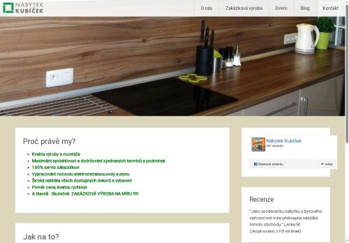Webové stránky Jan Kubíček, Kroměříž