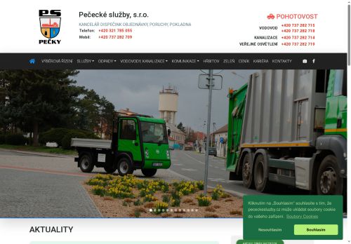Pečecké služby, s.r.o. nabízí práci na pozici Řidič nákladních vozidel (m/ž) v obci Pečky