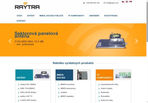 RAYTRA Microwave Devices s.r.o. nabízí práci na pozici dělník v obci Kladno