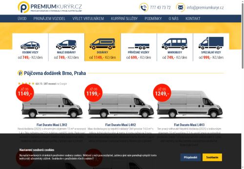 Zobrazit webové stránky Premium Doprava s.r.o.