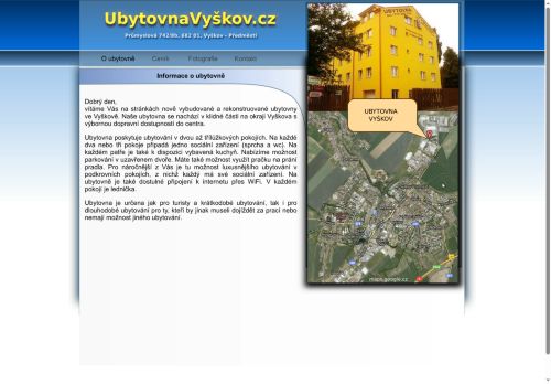 Zobrazit webové stránky Ubytovna Vyškov