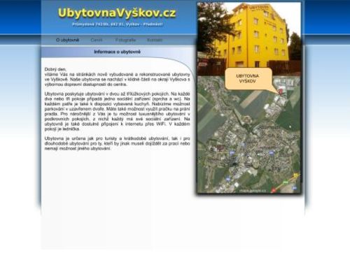 Ubytovna Vyškov