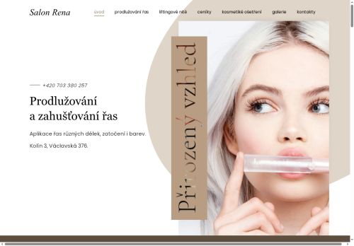 Zobrazit webové stránky Kosmetický Salon Rena