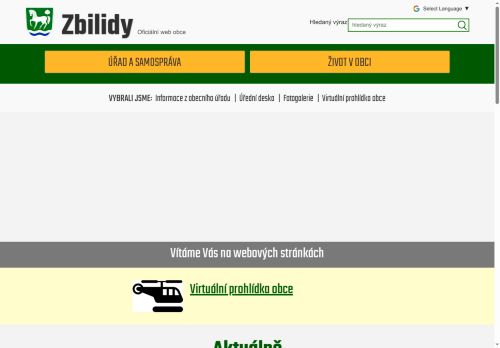 Webové stránky Roman Hejduk, Třešť