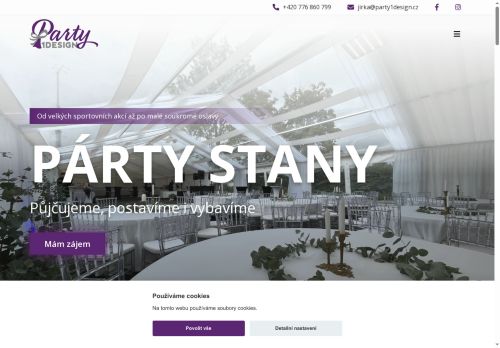 Zobrazit webové stránky Party1Design.cz