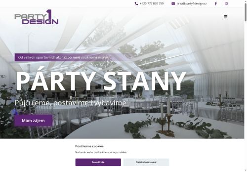 Zobrazit webové stránky Party1Design.cz