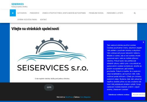 SEISERVICES s.r.o. nabízí práci na pozici Servisní technik, řidič (m/ž) v obci Kněževes