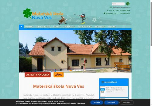 Mateřská škola Nová Ves, okres Mělník nabízí práci na pozici Vedoucí školní jídelny v obci Nová Ves