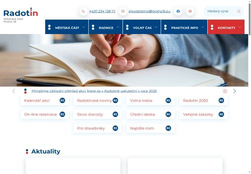 Městská část Praha 16 nabízí práci na pozici Referent/referentka Odboru sociálního, Úsek sociální právní ochrany dětí v obci Praha