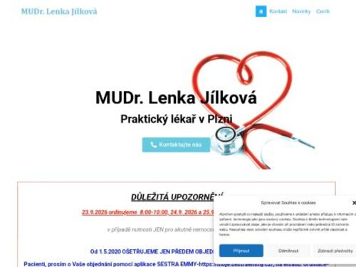 Praktický lékař pro dospělé - MUDr. Lenka Jílková