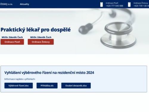 Praktický lékař pro dospělé ČESKEJ s.r.o. - MUDr. Zdeněk Čech