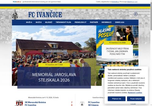 Zobrazit webové stránky FC Ivančice