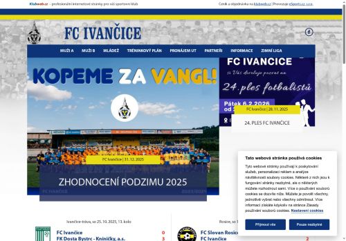 Zobrazit webové stránky FC Ivančice