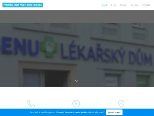 Praktický lékař pro dospělé - MUDr. Soňa Heisová