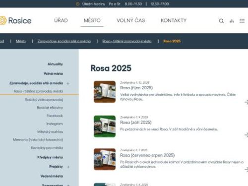 Zpravodaj ROSA Rosice