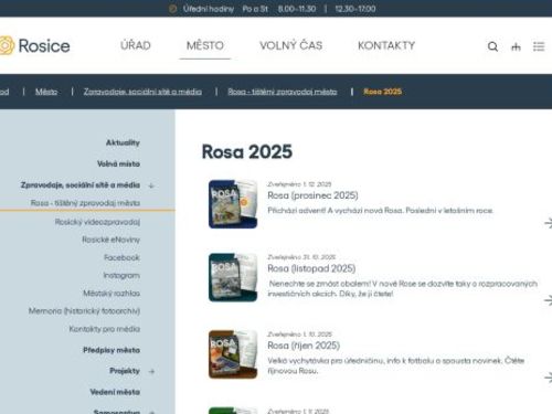 Zpravodaj ROSA Rosice