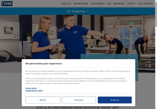 JYSK s.r.o. nabízí práci na pozici Asistent/ka prodeje v obci Velké Meziříčí