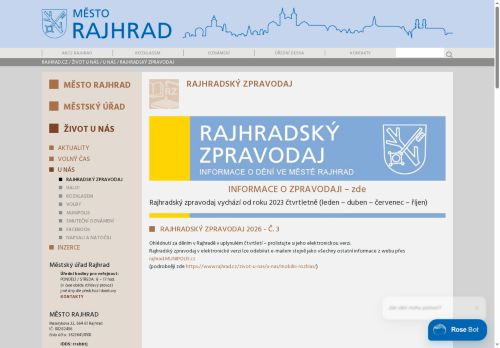 Zobrazit webové stránky Rajhradský zpravodaj