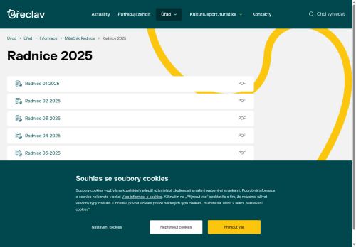 Zobrazit webové stránky Radnice - zpravodaj města Břeclav