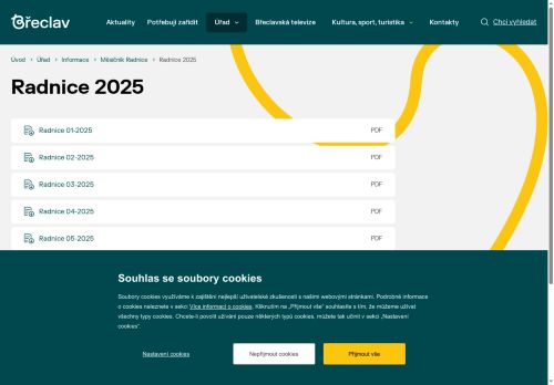 Zobrazit webové stránky Radnice - zpravodaj města Břeclav