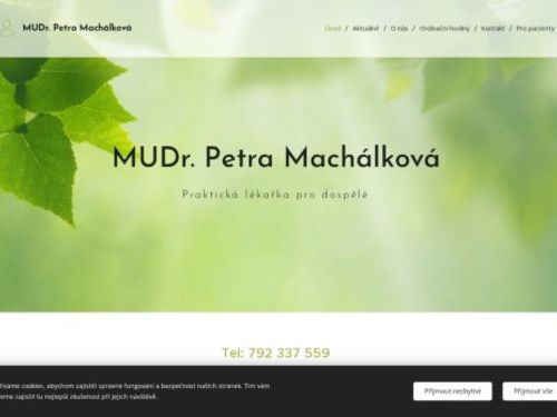 Praktický lékař pro dospělé - MUDr. Petra Machálková
