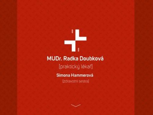 Praktický lékař pro dospělé - MUDr. Radka Doubková