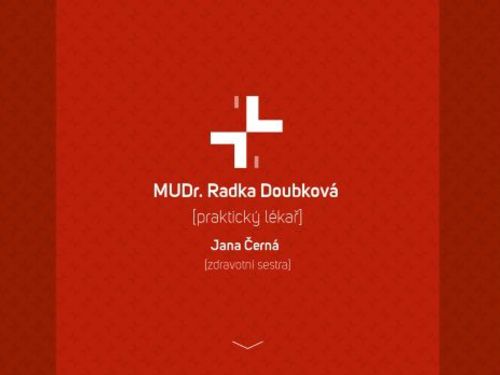 Praktický lékař pro dospělé - MUDr. Radka Doubková