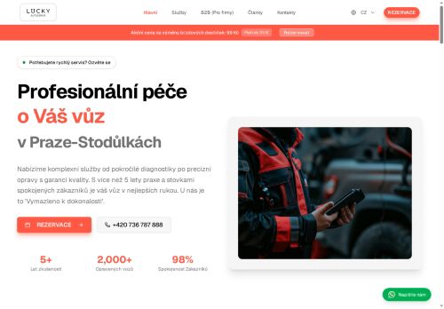 LUCKY Solutions s.r.o. nabízí práci na pozici Mechanici a opraváři motorových vozidel v obci Praha