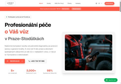 LUCKY Solutions s.r.o. nabízí práci na pozici Mechanici a opraváři motorových vozidel v obci Praha